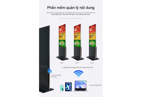 Màn Hình Quảng Cáo Chân Đứng Kiosk MeekBase 55 inch - A55FSIR